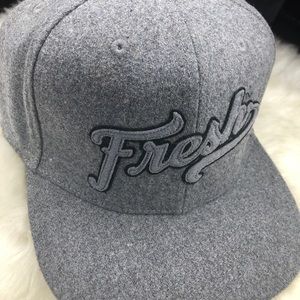 Wool Trucker hat w/ “Fresh” logo
